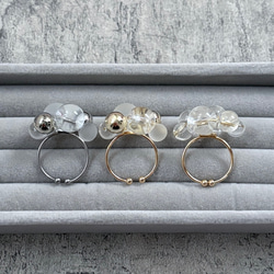 3color！もこもこしゃぼん玉リング 6枚目の画像