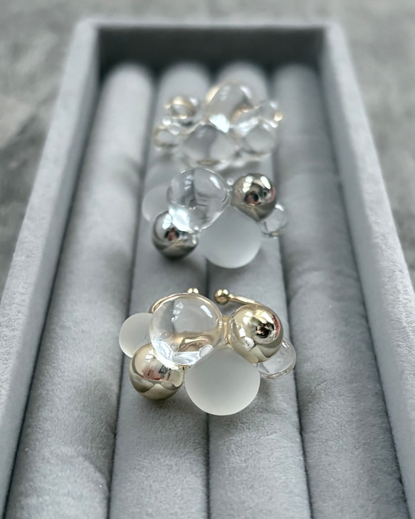 3color！もこもこしゃぼん玉リング 8枚目の画像