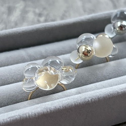 3color！もこもこしゃぼん玉リング 3枚目の画像