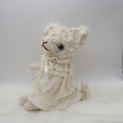 * vintage animal ❀ グリーンの瞳の ふわふわミルキー 猫ちゃん vintage animal ❀ グリーンの瞳の ふわふわミルキー 猫ちゃん