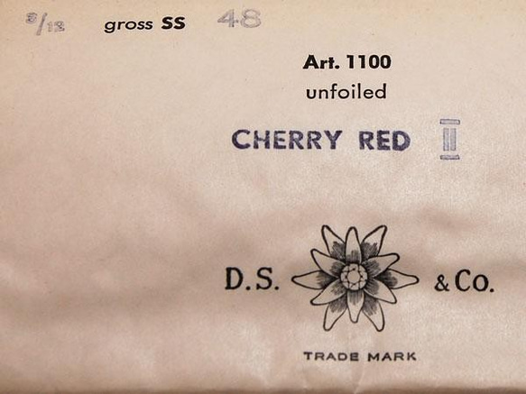 ヴィンテージ スワロフスキー art.1100 CHERRY RED Ⅱ ss48　9個 バラ売り 9枚目の画像