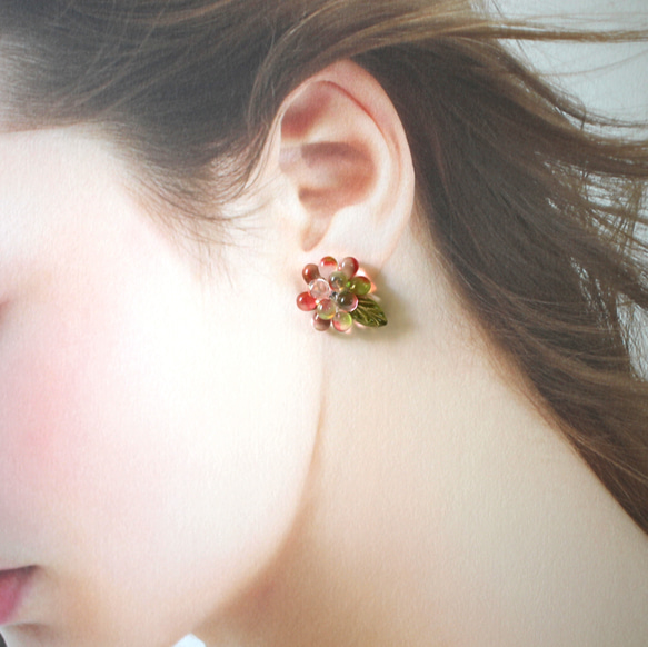 〈秋の気配〉drops earrings 5枚目の画像