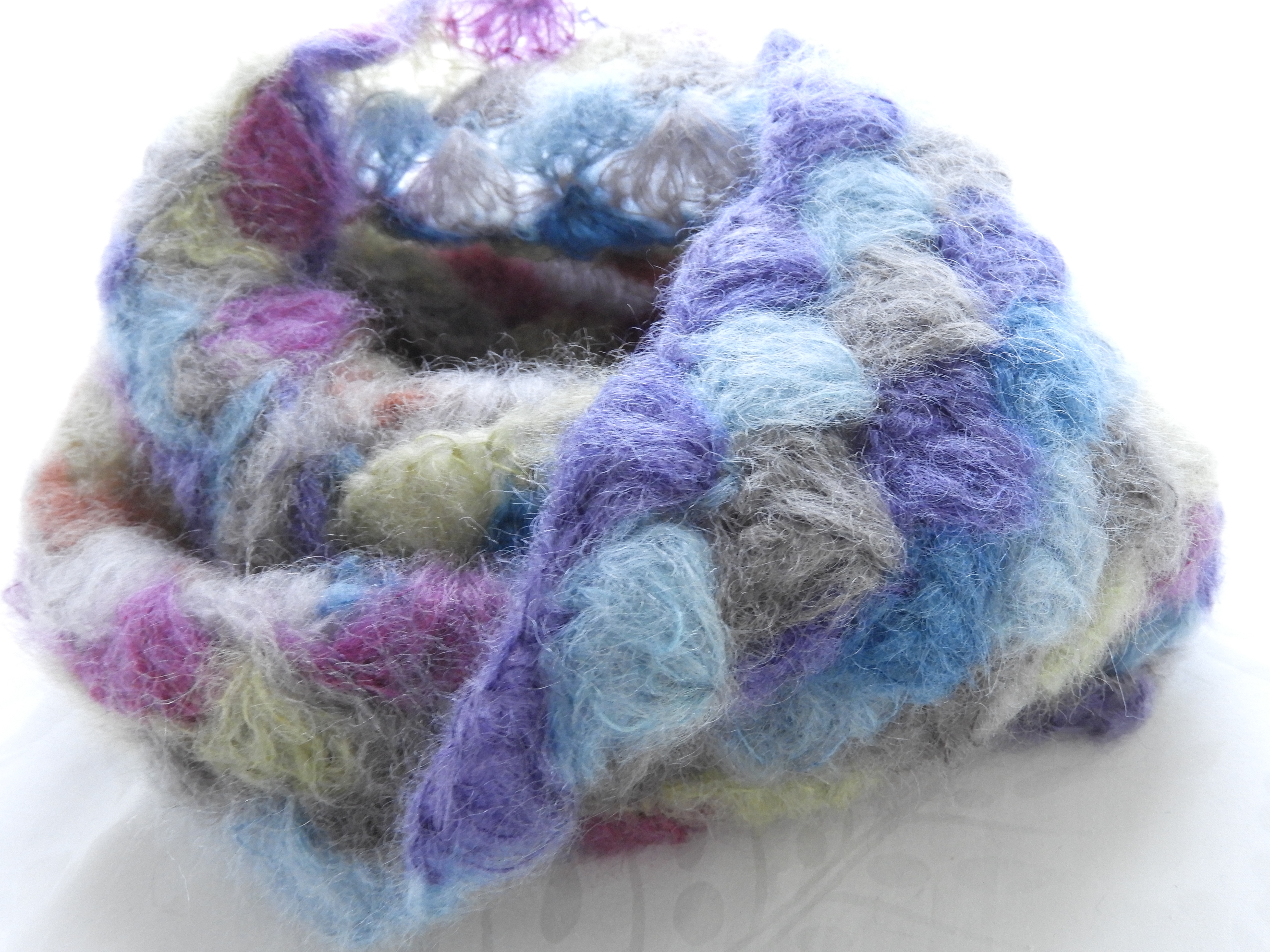 新スペイン製毛糸のスヌード　お値下げ