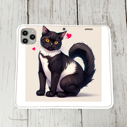 iphoneケース4-2-22 iphone 手帳 猫・ネコ、ねこちゃん 箱17 かわいい アイフォン iface 1枚目の画像