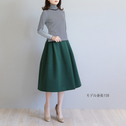 ENFOLD オリーブグリーン フレアスカート ロング Ehre style（エーレスタイル） スカート ロングスカート ロング A