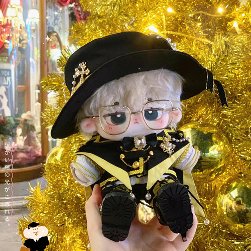 20cmぬいぐるみ服 着せ替えぬいぐるみ 藍薔薇伯爵セット ぬい服
