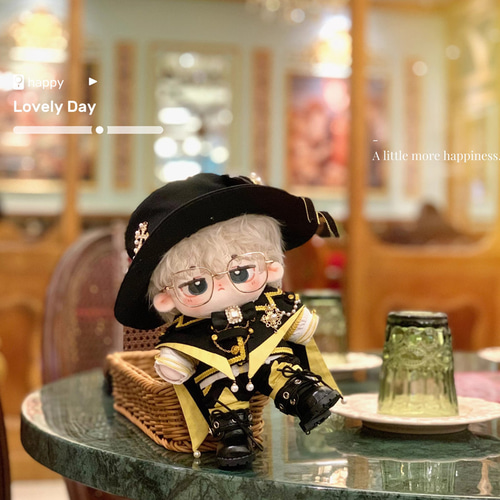 20cmぬいぐるみ服 着せ替えぬいぐるみ かわいい 影伯爵セット