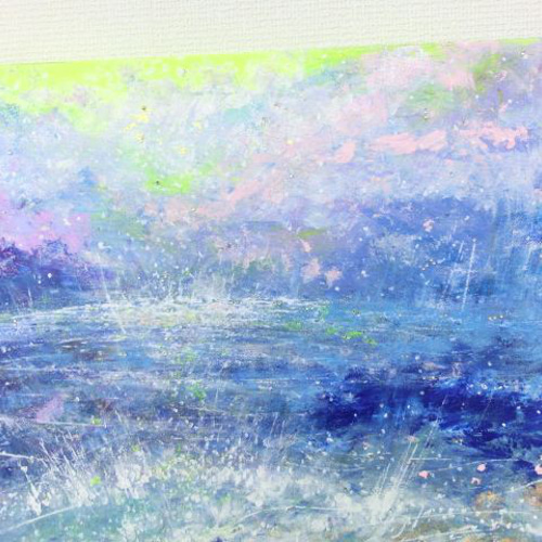 原画「空と海の循環」キャンバス地 パワーアート 絵画 息吹 友也 通販