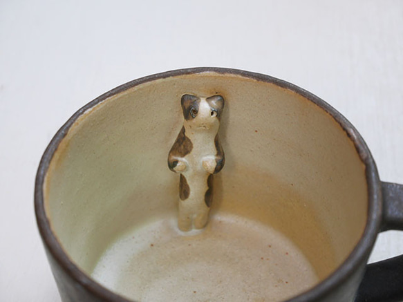 お風呂マグ茶/ハチワレ 5枚目の画像