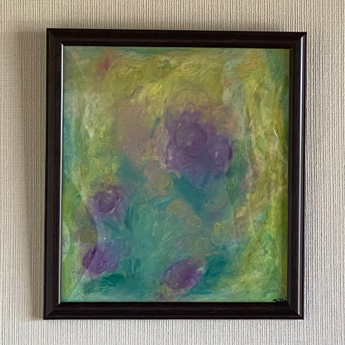 絵画 。壁掛け絵原画【花の世界に深く酔っている】01 絵画