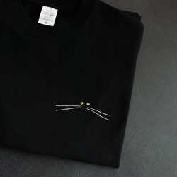 CAT Tシャツ 黒猫 1枚目の画像