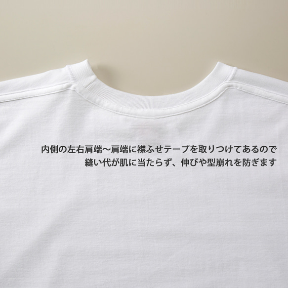 槍ヶ岳 Tシャツ 綿 コットン 山 登山 ホワイトグレー 6枚目の画像