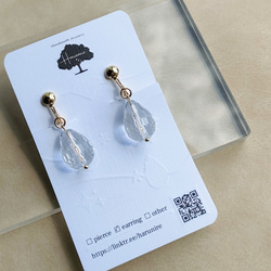 幸せになろう… イヤリング価格となっております 虹 -Star Rainbow- / オパールピアスorイヤリング / スパイラル ‐星