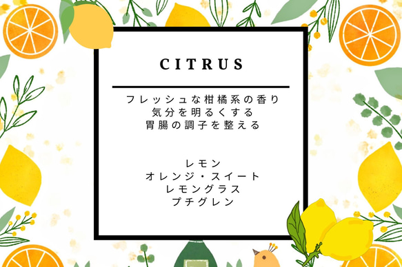 オリジナルブレンド【CITRUS】５㎖　～柑橘系の香り～ 2枚目の画像