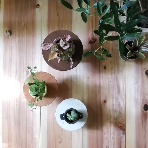 木製トレイテーブル　花瓶台 低 価格 通販家具・インテリア - 木製トレイテーブル 花瓶台 P1128980