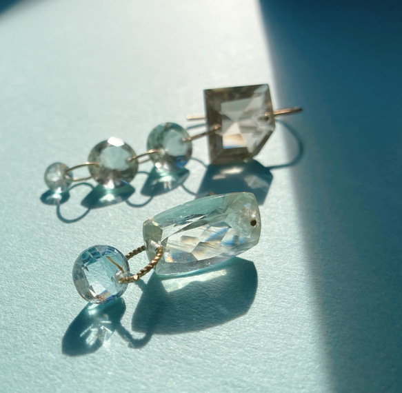 Prana gem drops✴︎滴る宝石のしずく✴︎k14gf 4枚目の画像