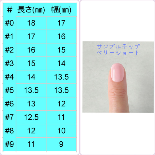 ハワイアンブルーニュアンスネイル♡ネイルチップ199 ネイル