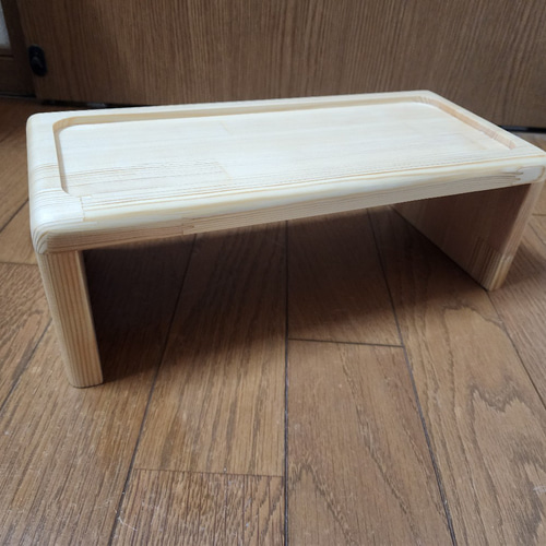 ペット フードスタンド フードテーブル 木製 餌台 餌入 水入れ