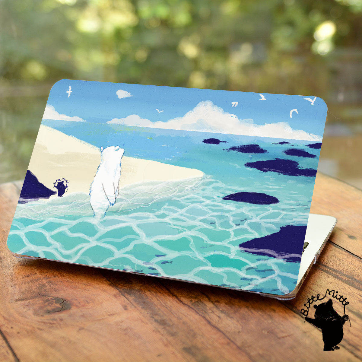 Macbook ケース カバー macbook Air Pro 16/15/14/13/11 夏 海 名入れ