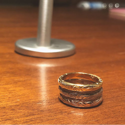 ※数量限定 数量限定 ハワイアンジュエリー 指輪 リング スクロール サージカル ステンレス 2枚目の画像