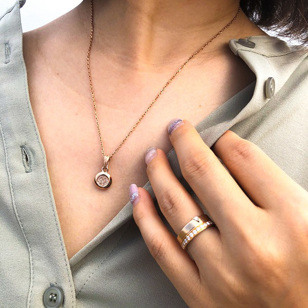 ハワイアンジュエリー ネックレス スクロール コイン 波 刻印 ステンレス インスタ