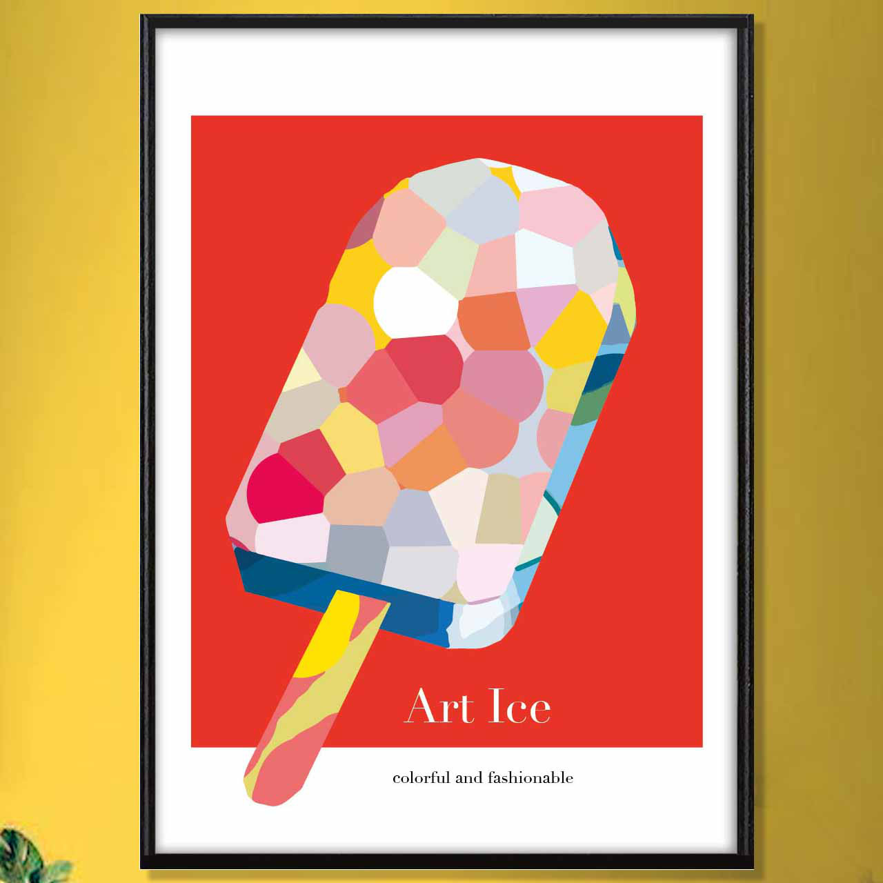 オールシーズンアートアイス　イラスト　ポスター　A4 A3 A2 A1　アートポスター　結婚祝い　新築祝い　1718