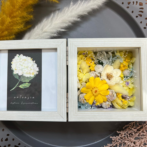 ドライフラワーフォトフレーム フォトフレーム・写真立て ortensia