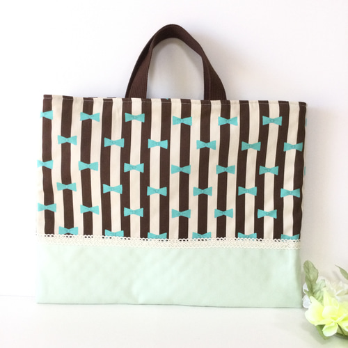 ♡キューティーリボンストライプ★通園通学３点セット♡♪チョコ♪ ♪new♪♡キューティーリボンストライプ☆通園通学3点セット