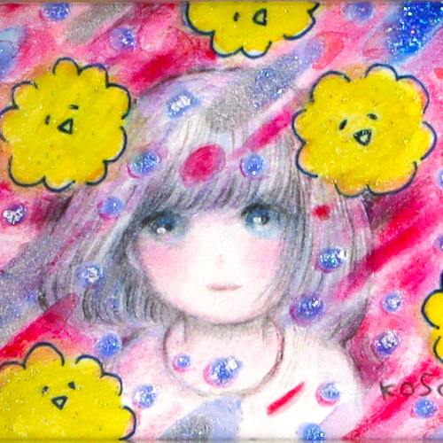 原画 / わたあめぱちぱち 絵画 小坂由希 通販 16347979｜Creema