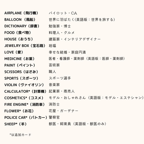 選び取りカード＊カード追加購入専用ページ 雑貨・その他 KOERI