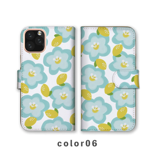 オウム 花柄 IPhone 手帳型 カード収納 スマホケース6.7インチ