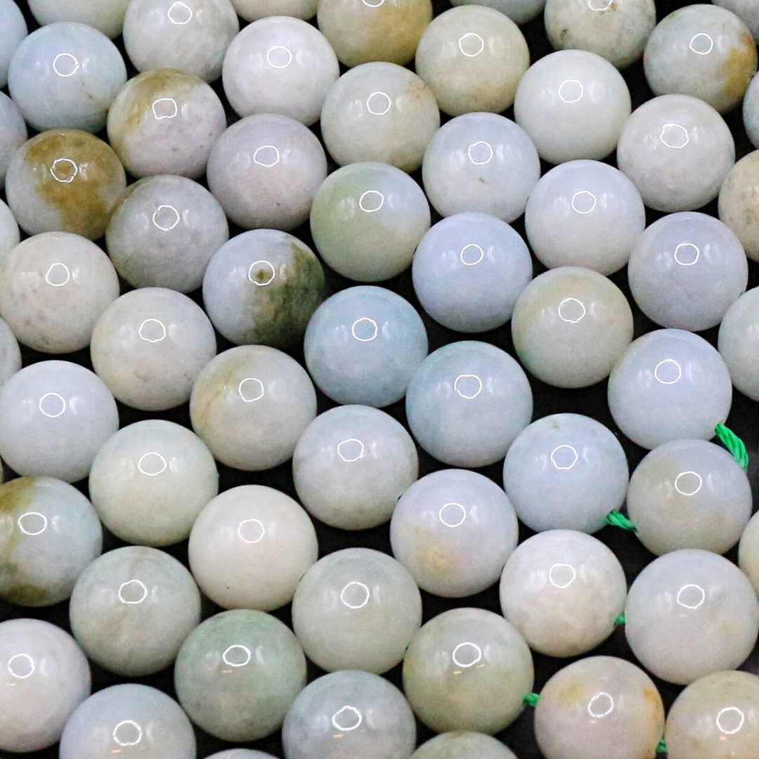 AG-Beads-96　ミャンマー産 翡翠 A 約12mm 1連 約38㎝