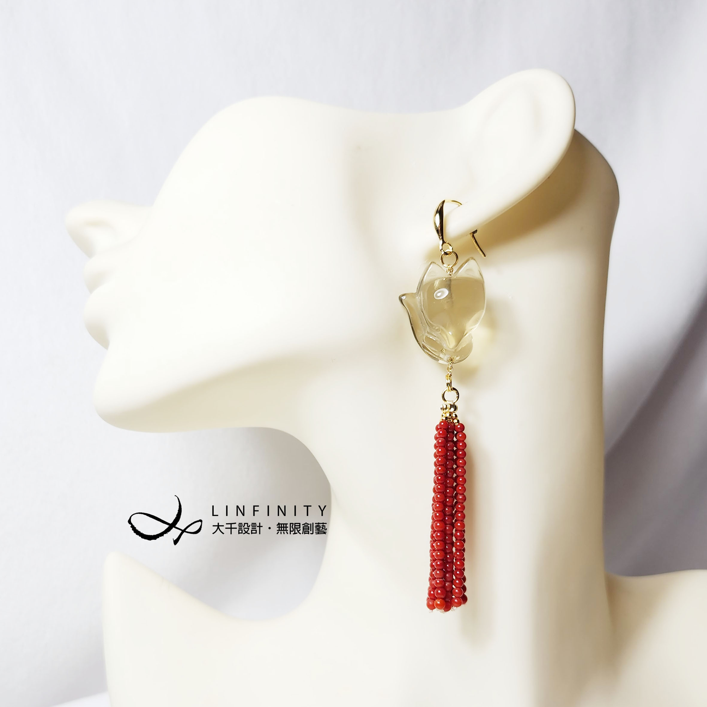 ✦❀ 新年をお迎えください | 宝石 50% オフ ❀✦ 富とキャリアの成功を引き寄せる最高級のイエロークリスタルフォックス/キ