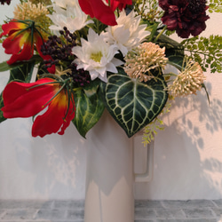 【送料無料】グロリオーサとグリーンの花束 8枚目の画像