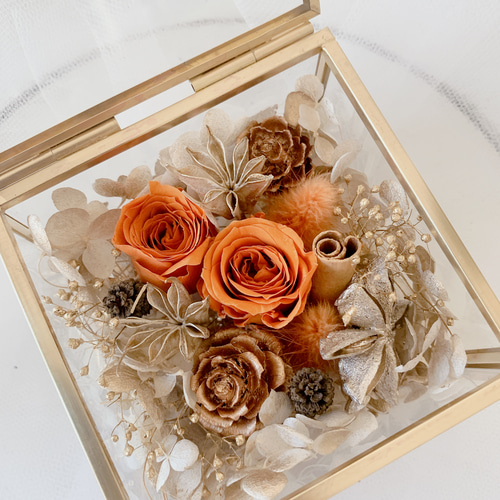 Autumu garden.＊°.秋色インテリア プリザーブドフラワー 楽天市場