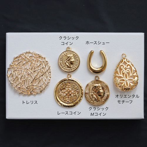 売れ筋がひ贈り物！ 2カラー・クラシック¨M¨コインロングネックレス(サージカル その他