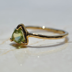 ペリドット　リング　11号　 Peridot　Prong setting 2枚目の画像