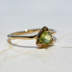 ペリドット　リング　11号　 Peridot　Prong setting 3枚目の画像