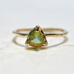 ペリドット　リング　11号　 Peridot　Prong setting 1枚目の画像