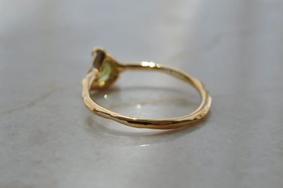 ペリドット　リング　11号　 Peridot　Prong setting 6枚目の画像