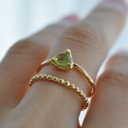 ペリドット　リング　11号　 Peridot　Prong setting 9枚目の画像