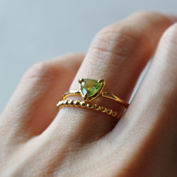 ペリドット　リング　11号　 Peridot　Prong setting 11枚目の画像