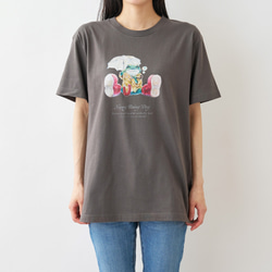 Happy Rainy Day Tシャツ チャコールグレー 4枚目の画像