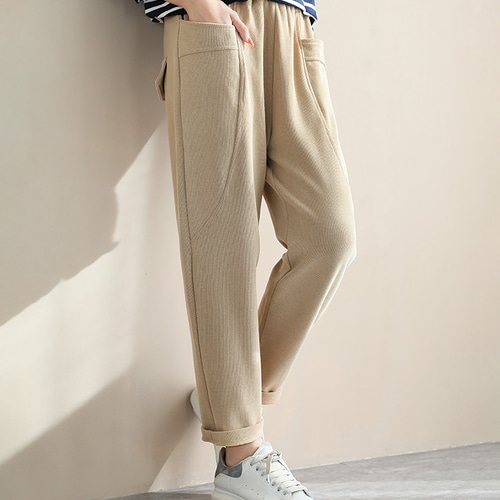 期間限定30％OFF! ❤️丈直し無料❤️ 通勤風 イージーパンツ パッチワーク パンツ