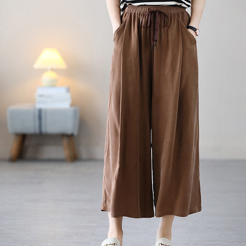 ❤️丈直し無料❤️ 通勤風 おち感が抜群 涼しい ガウチョパンツ