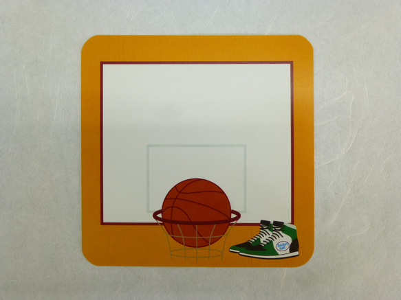 【国内送料無料】バスケットボール2　メッセージカード　24枚入り 1枚目の画像