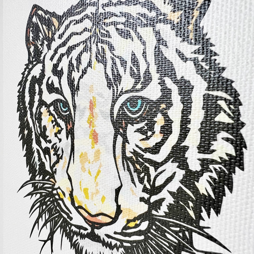 アートパネル】white-tiger -白虎-【切り絵×ちぎり絵】トラ アートパネル】white-tiger -白虎-【切り絵×ちぎり絵】トラ