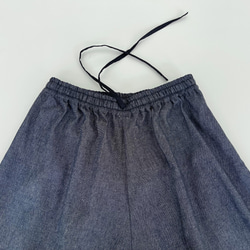 フレアーパンツ　Cotton Linen Denim Chambray　 10枚目の画像