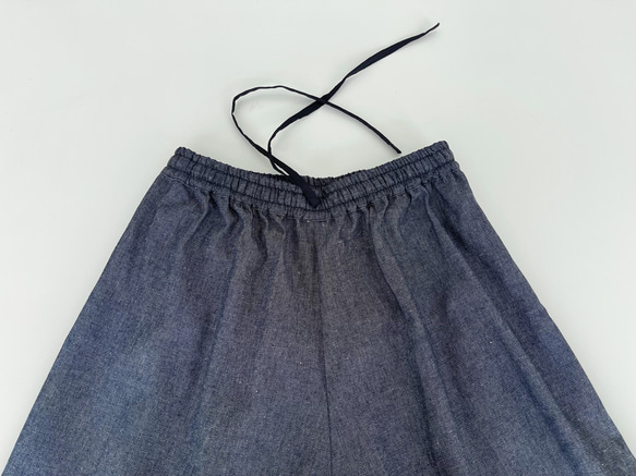 フレアーパンツ　Cotton Linen Denim Chambray　 10枚目の画像