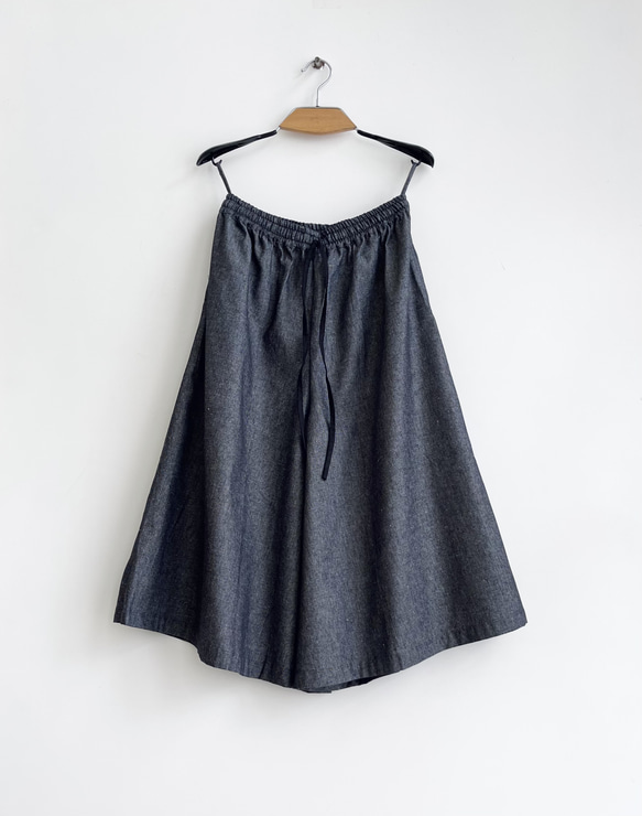 フレアーパンツ　Cotton Linen Denim Chambray　 8枚目の画像